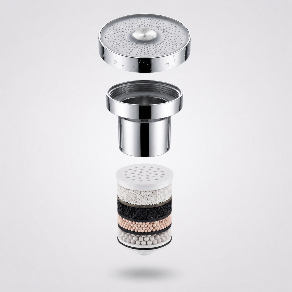 The Marrow Pro Filtered Showerhead Stainless Steel