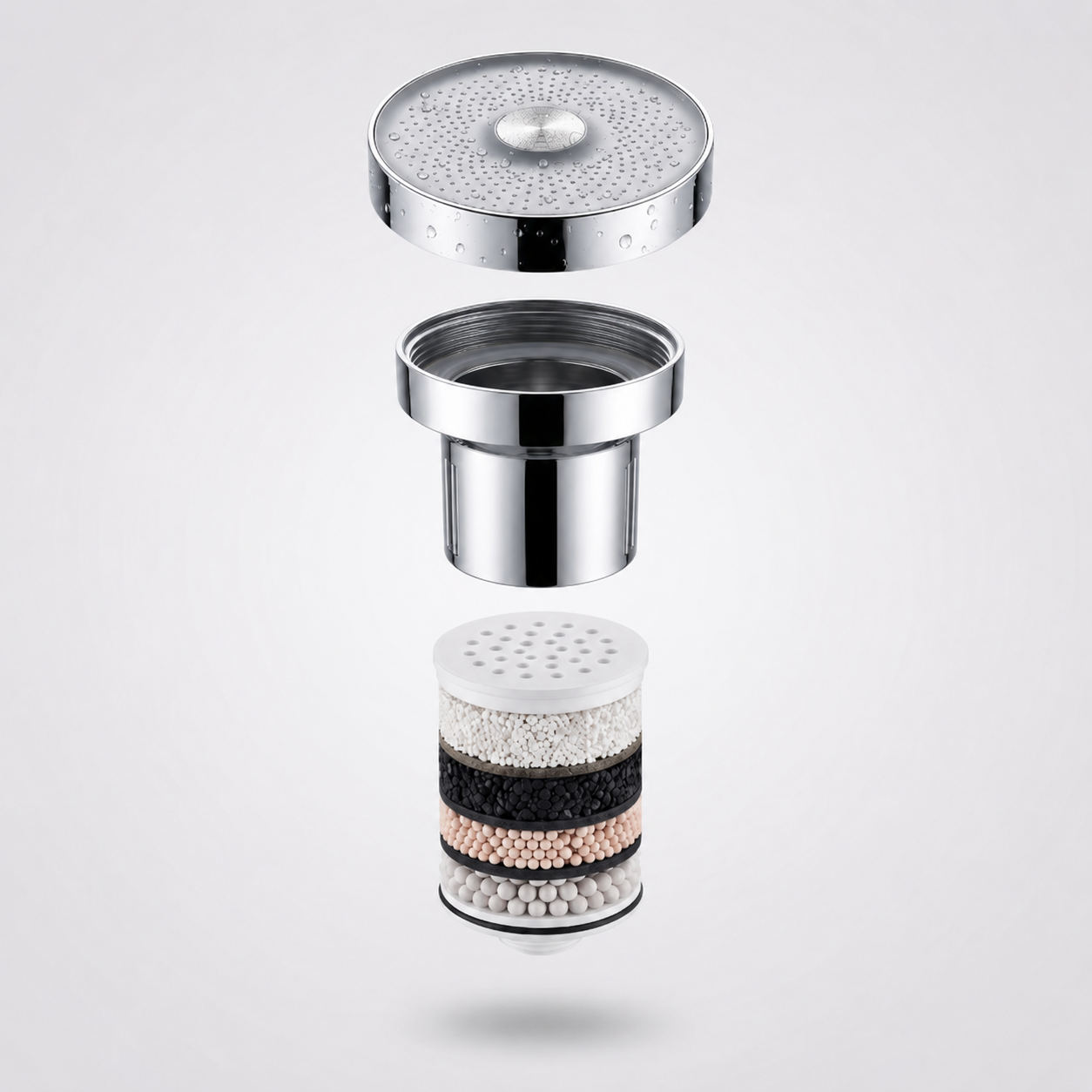 The Marrow Pro Filtered Showerhead Stainless Steel